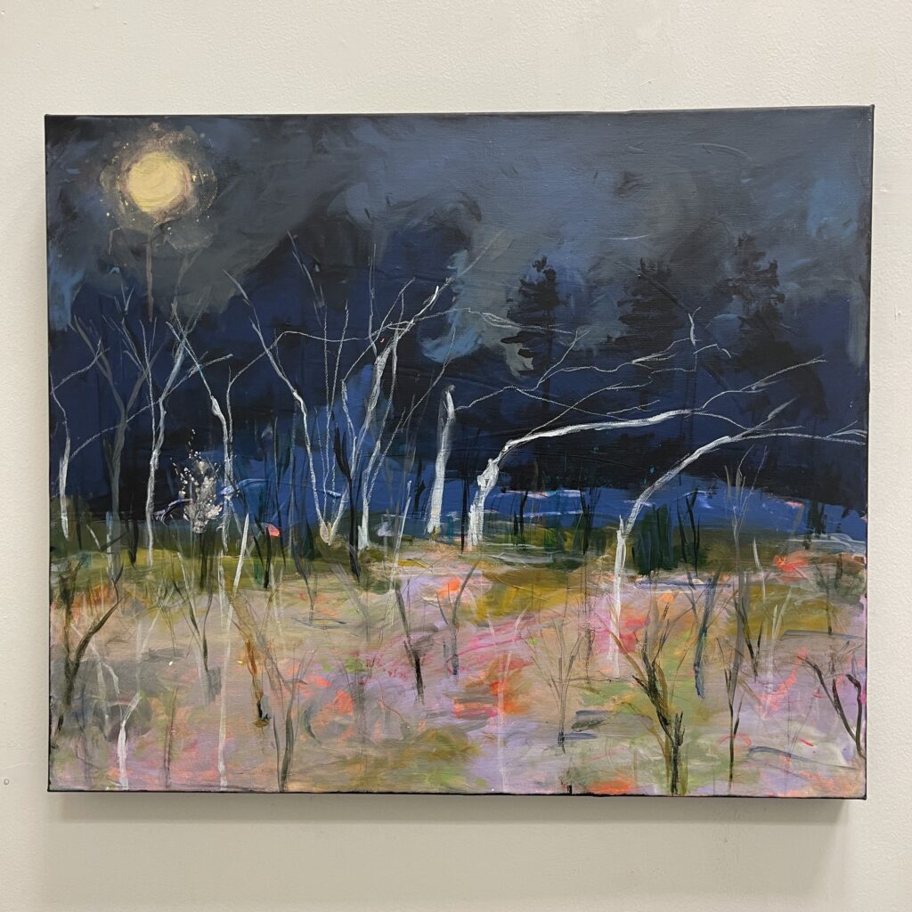 Courage Of Birch Trees by Rebecca Klementovich