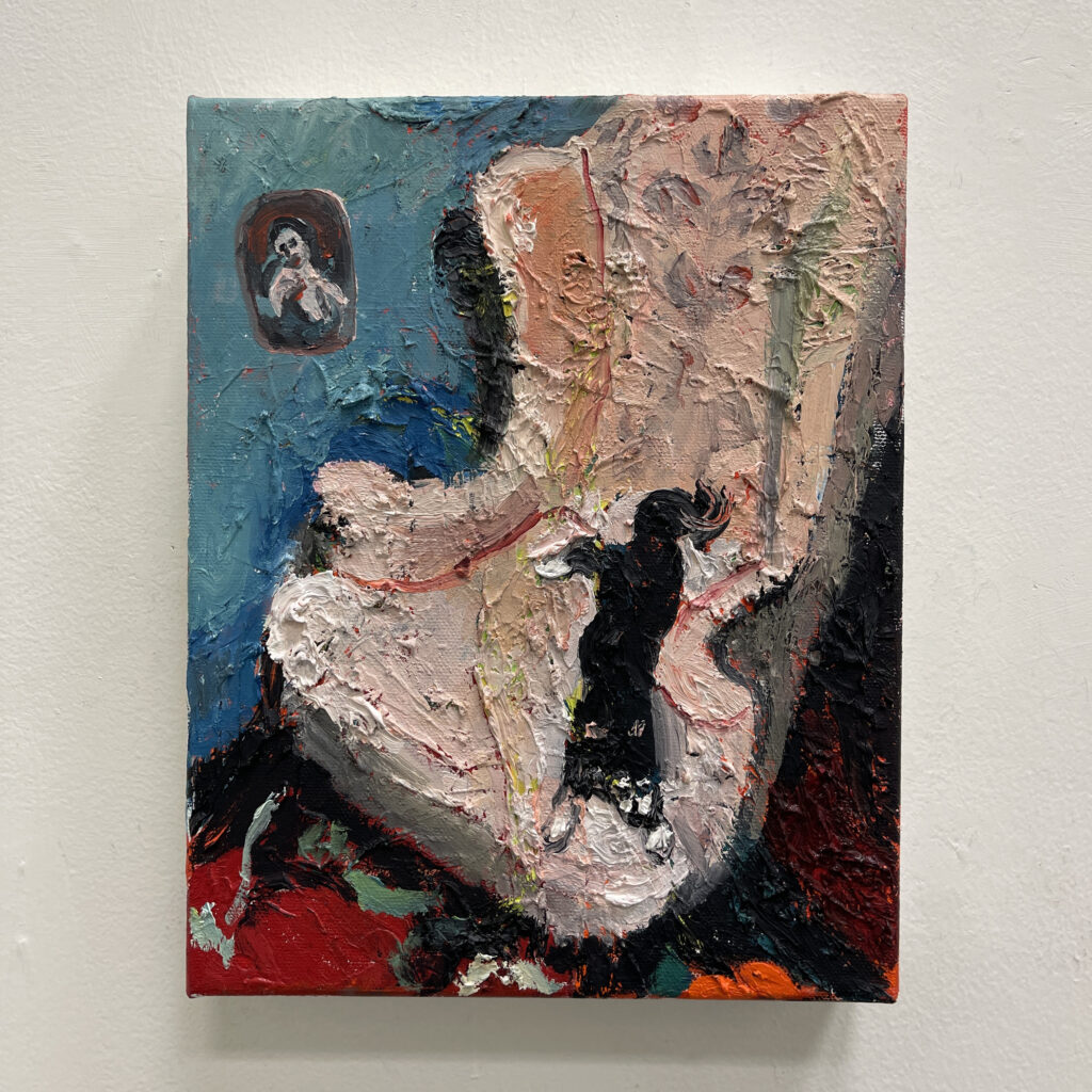 Mishka In The Studio by Heather Morgan