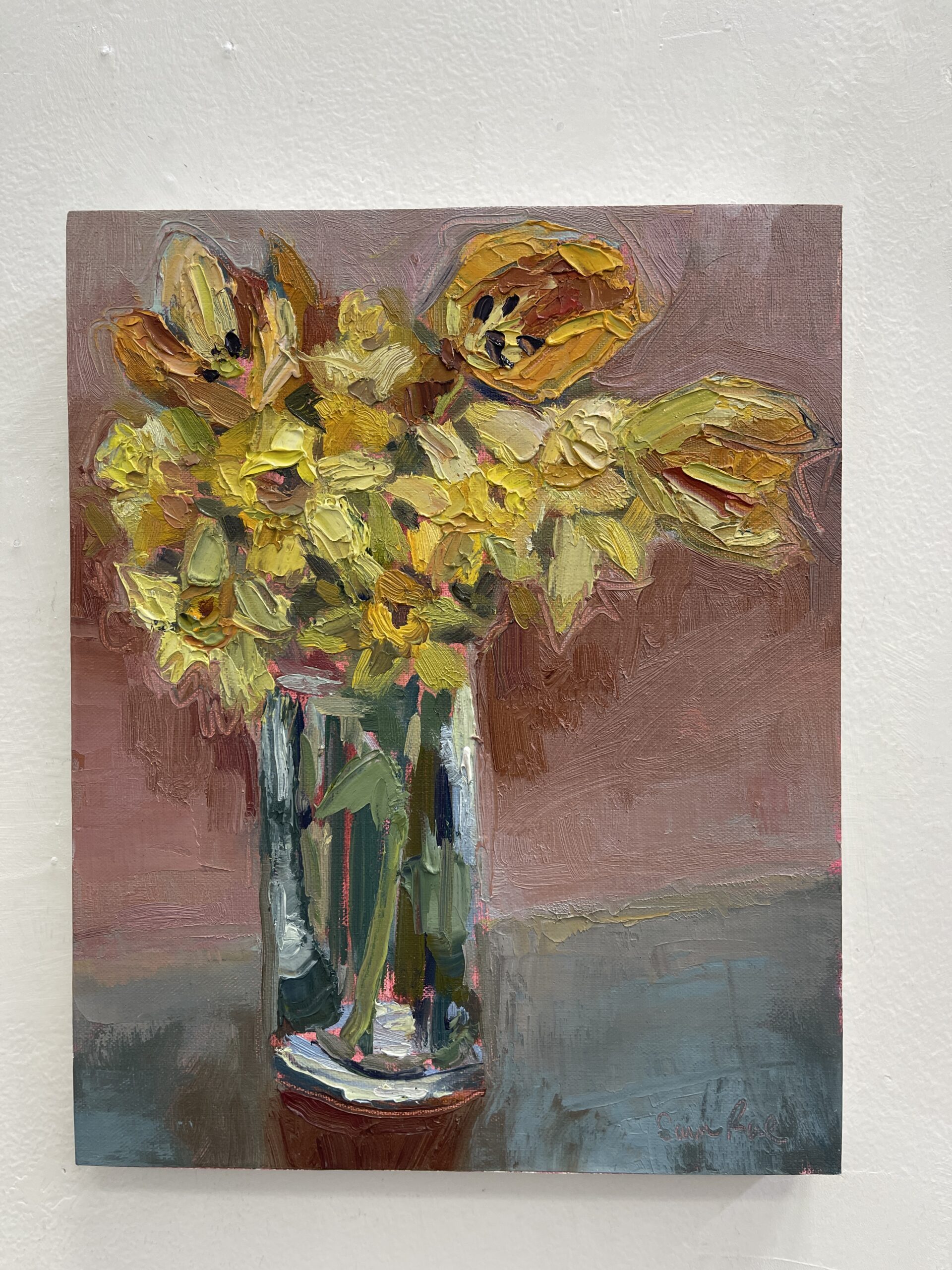 Flowers In A Glass Vase by Sara Rae - Image 2