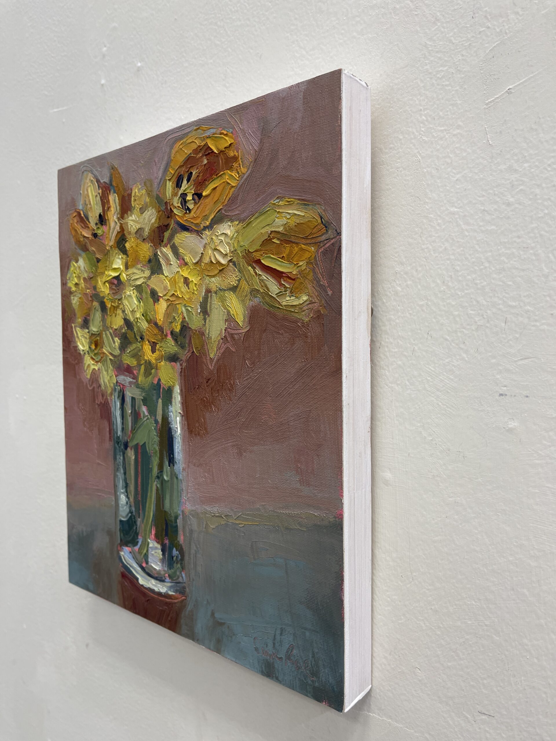 Flowers In A Glass Vase by Sara Rae - Image 3