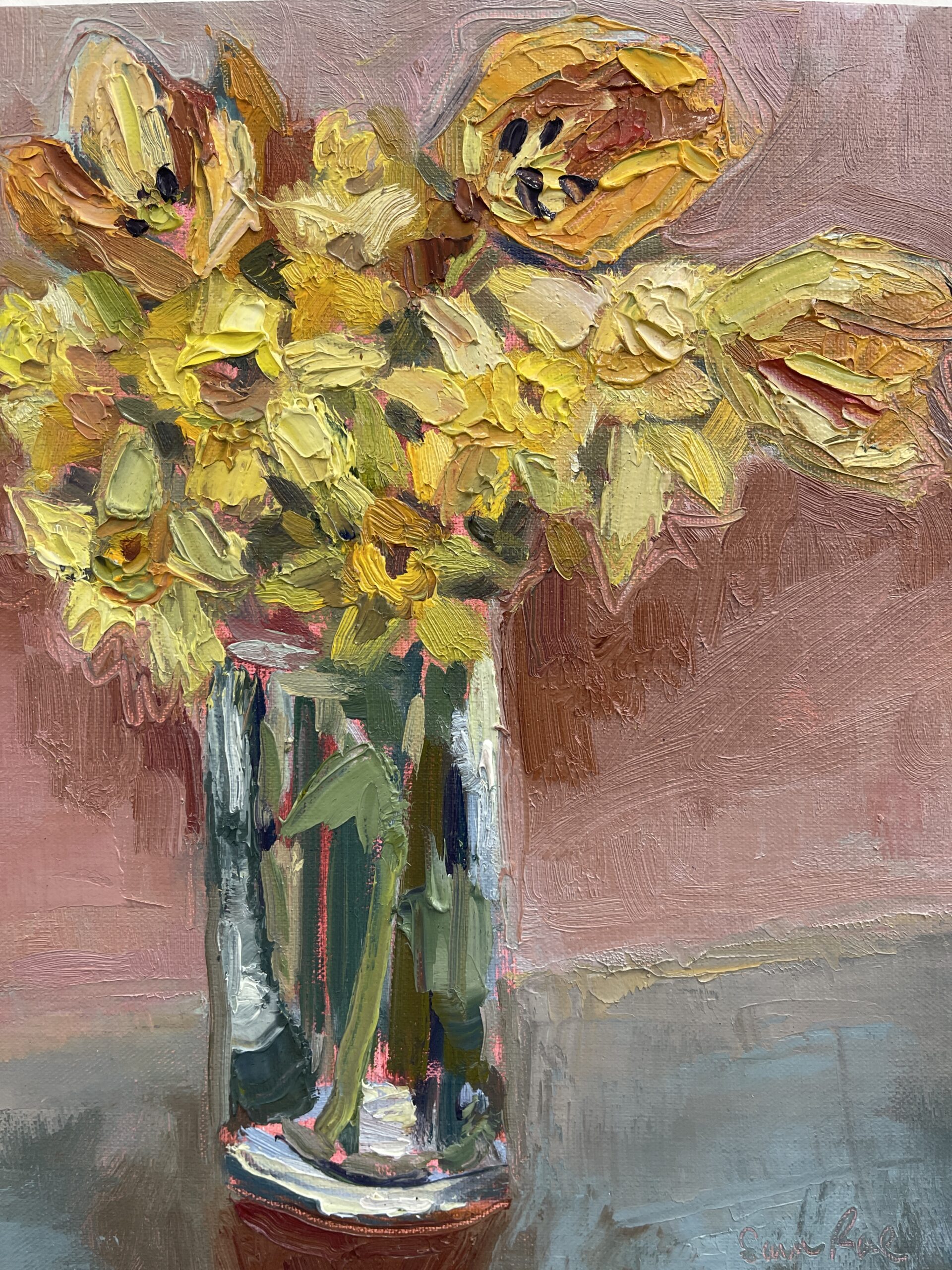 Flowers In A Glass Vase by Sara Rae - Image 8