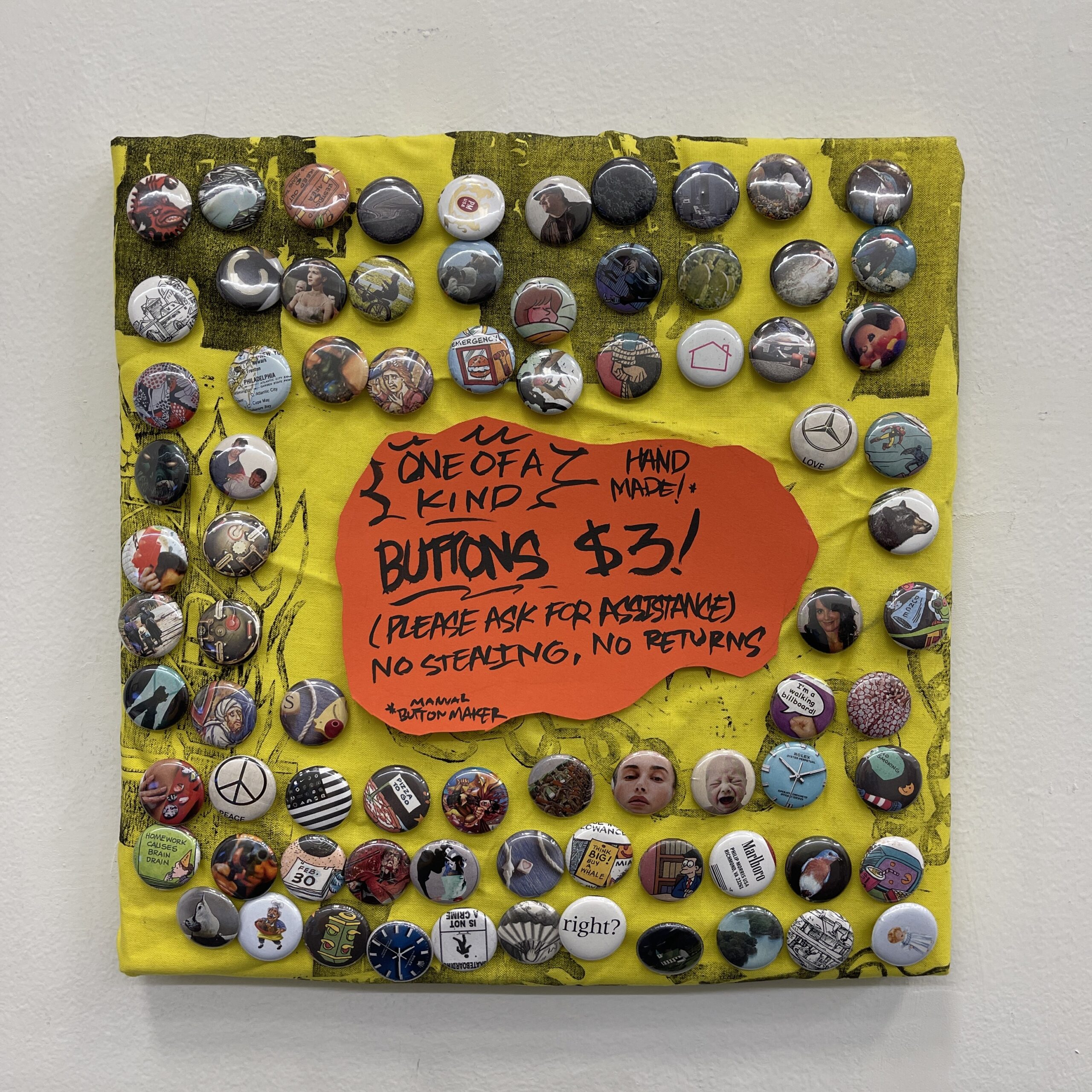 One Of A Kind Buttons by Keith Ford