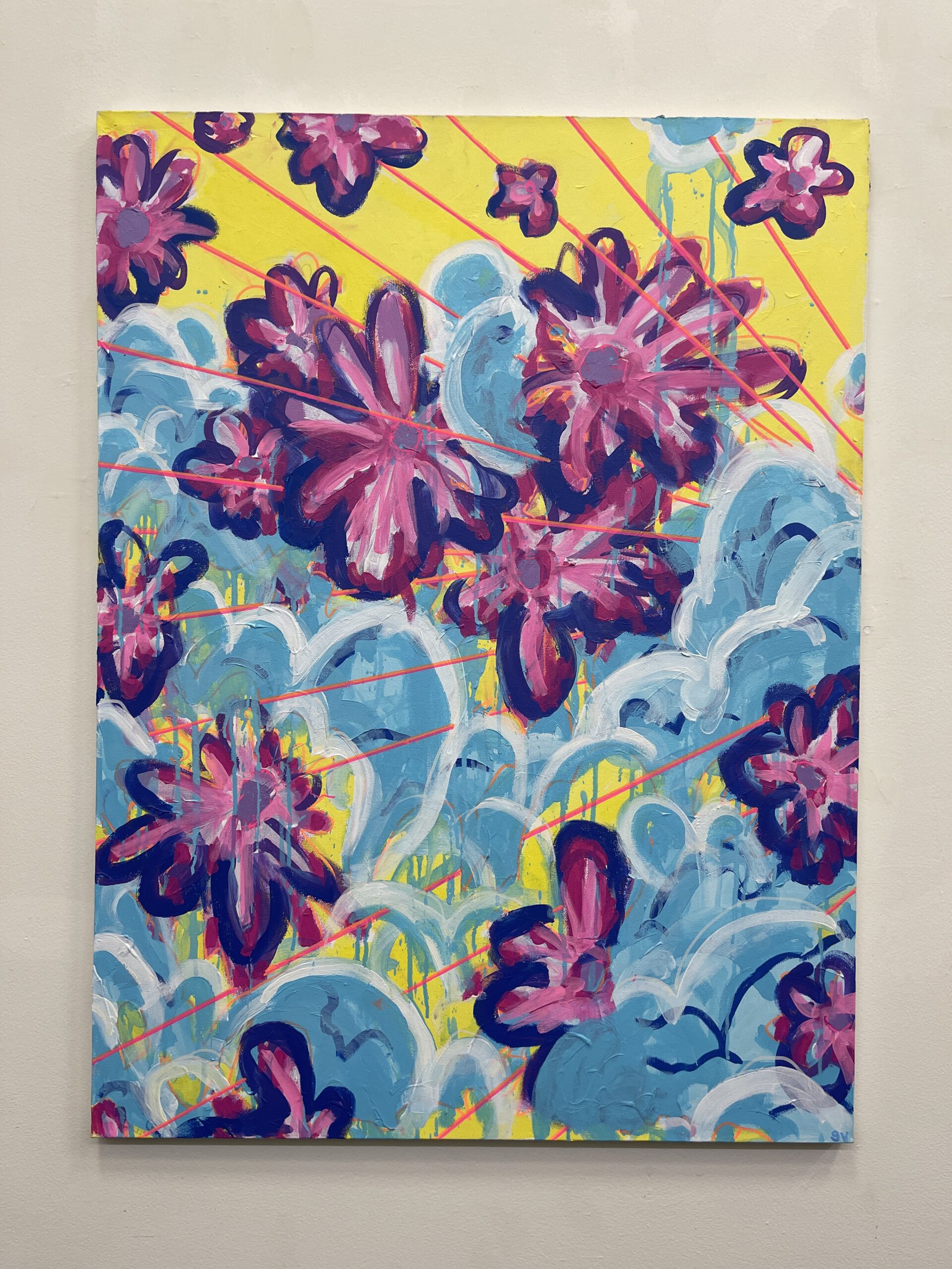 Flowers Escaping Clouds by George Vossler - Image 2