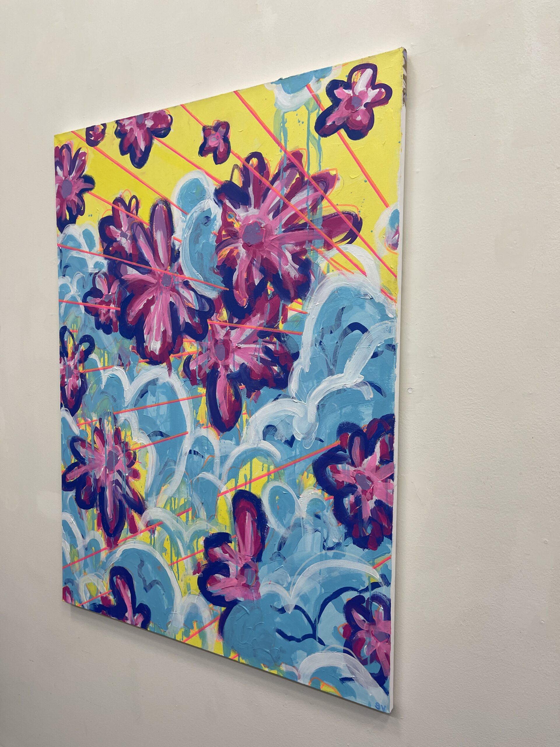 Flowers Escaping Clouds by George Vossler - Image 3