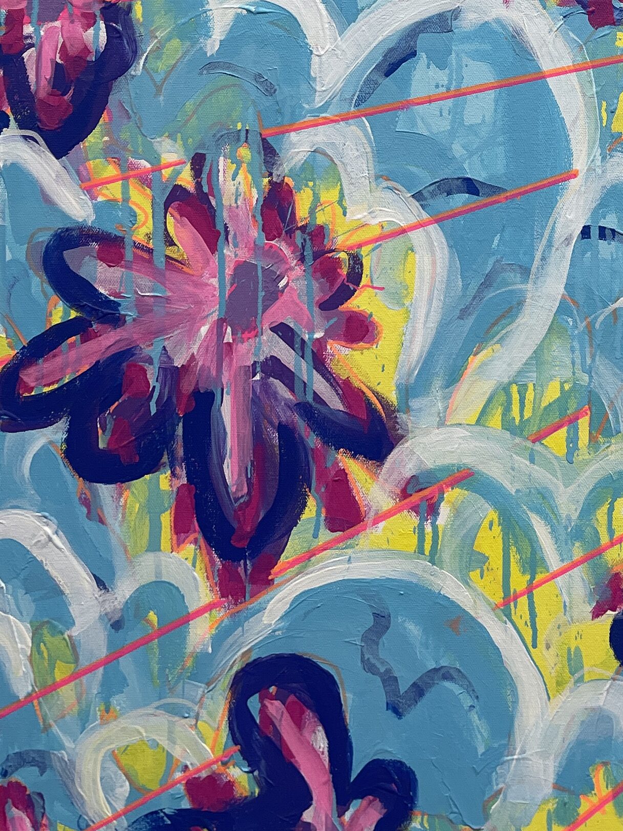 Flowers Escaping Clouds by George Vossler - Image 6