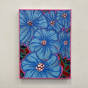 Blue Flowers by George Vossler
