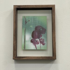 Inked Flower, Green by Rebecca Desrochers