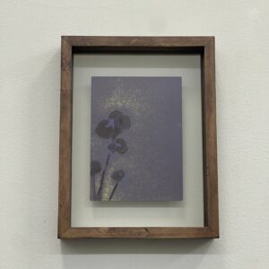 Inked Flower, Purple by Rebecca Desrochers