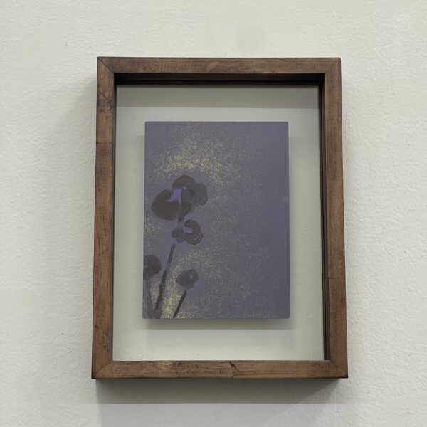 Inked Flower, Purple by Rebecca Desrochers