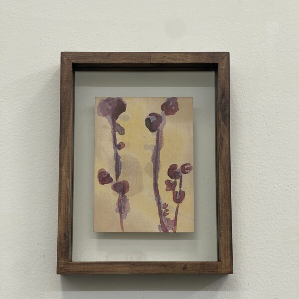 Inked Flower, Yellow by Rebecca Desrochers