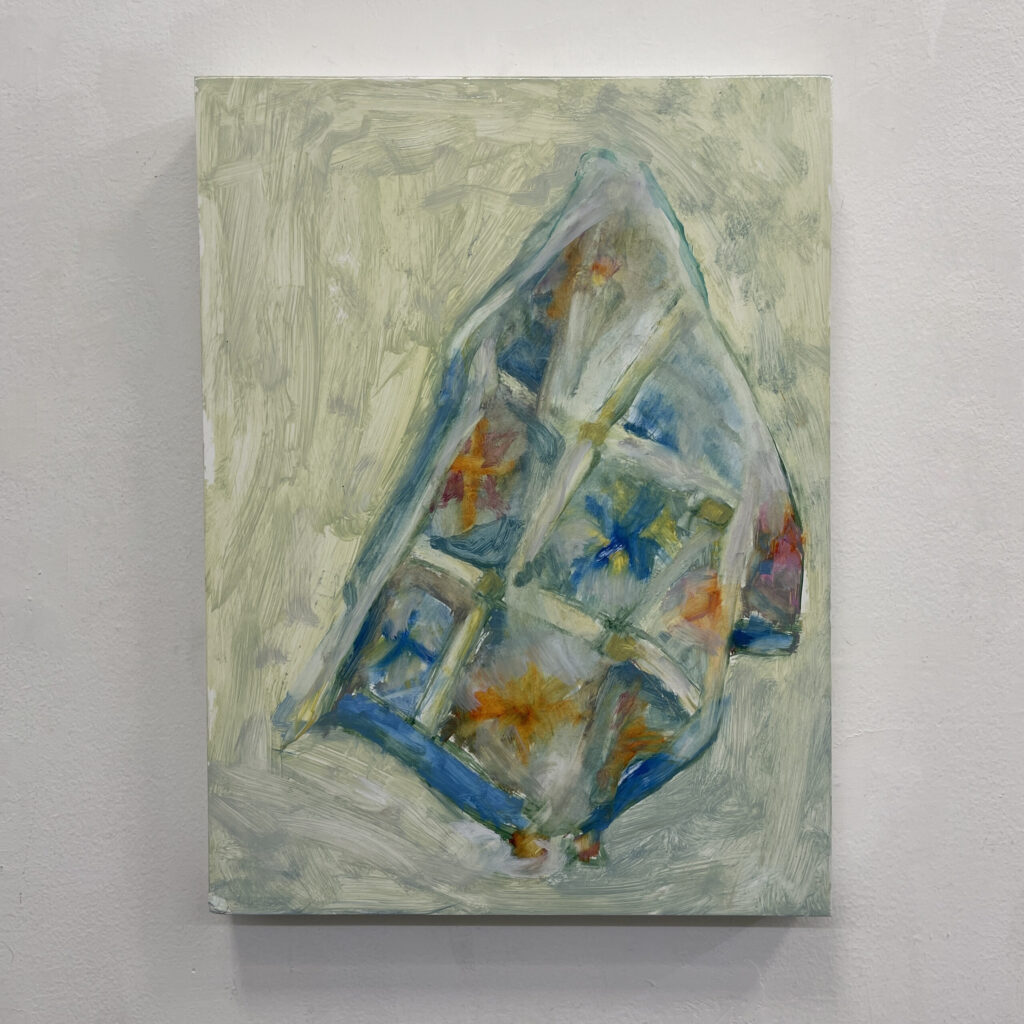 Self-portrait Of The Quilter In Perilous Times by Betsy Holmes
