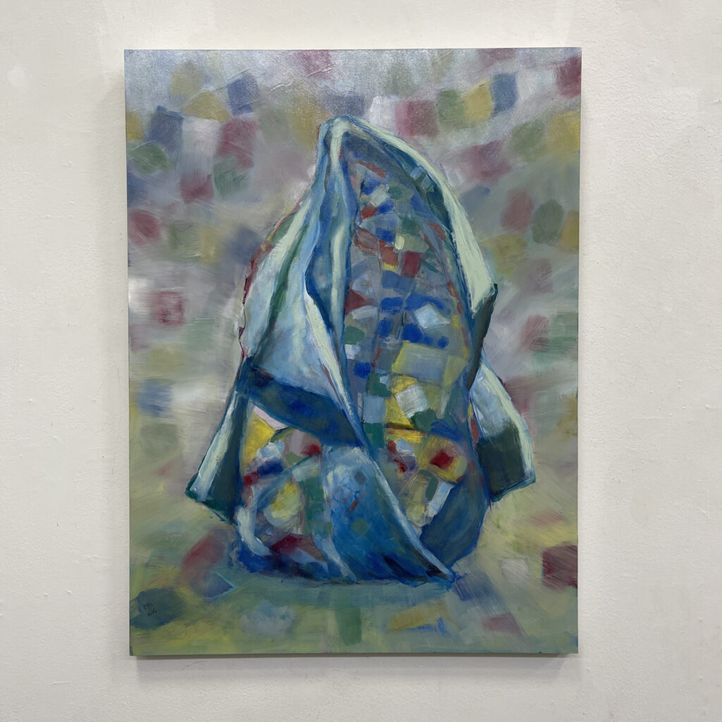 Solace: Wrapped In A Quilt With Prayer Flags by Betsy Holmes