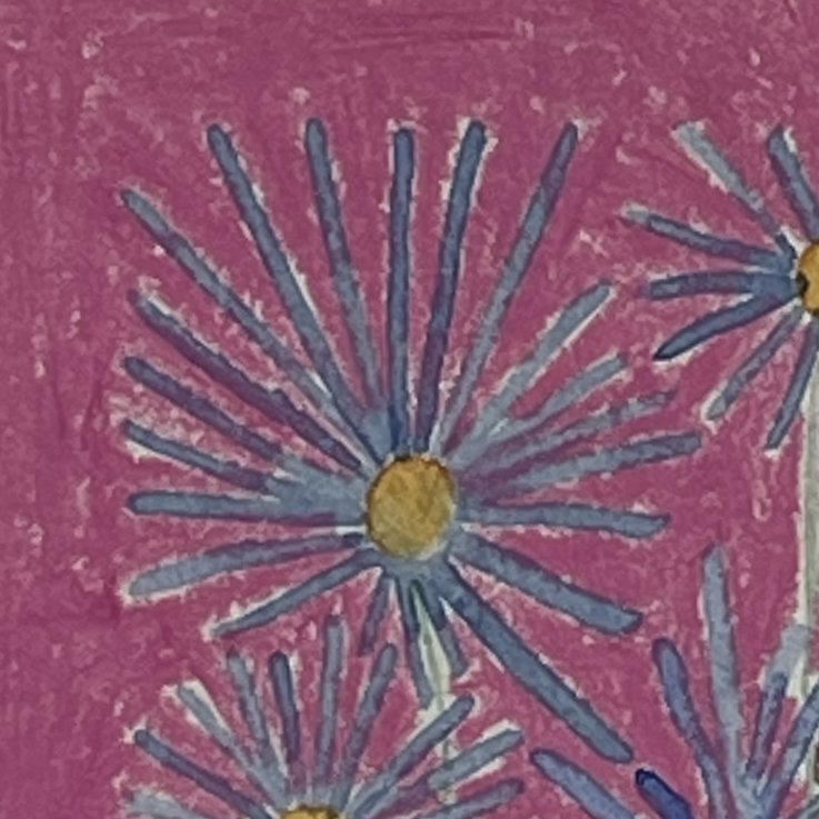 Cornflowers and Magenta Sky by Ashley Normal - Image 2