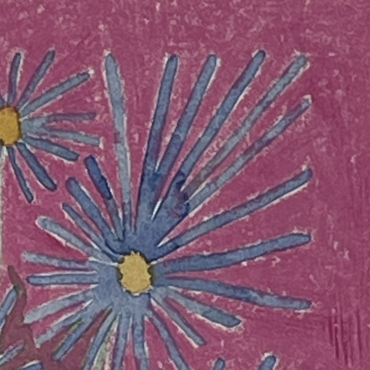 Cornflowers and Magenta Sky by Ashley Normal - Image 3