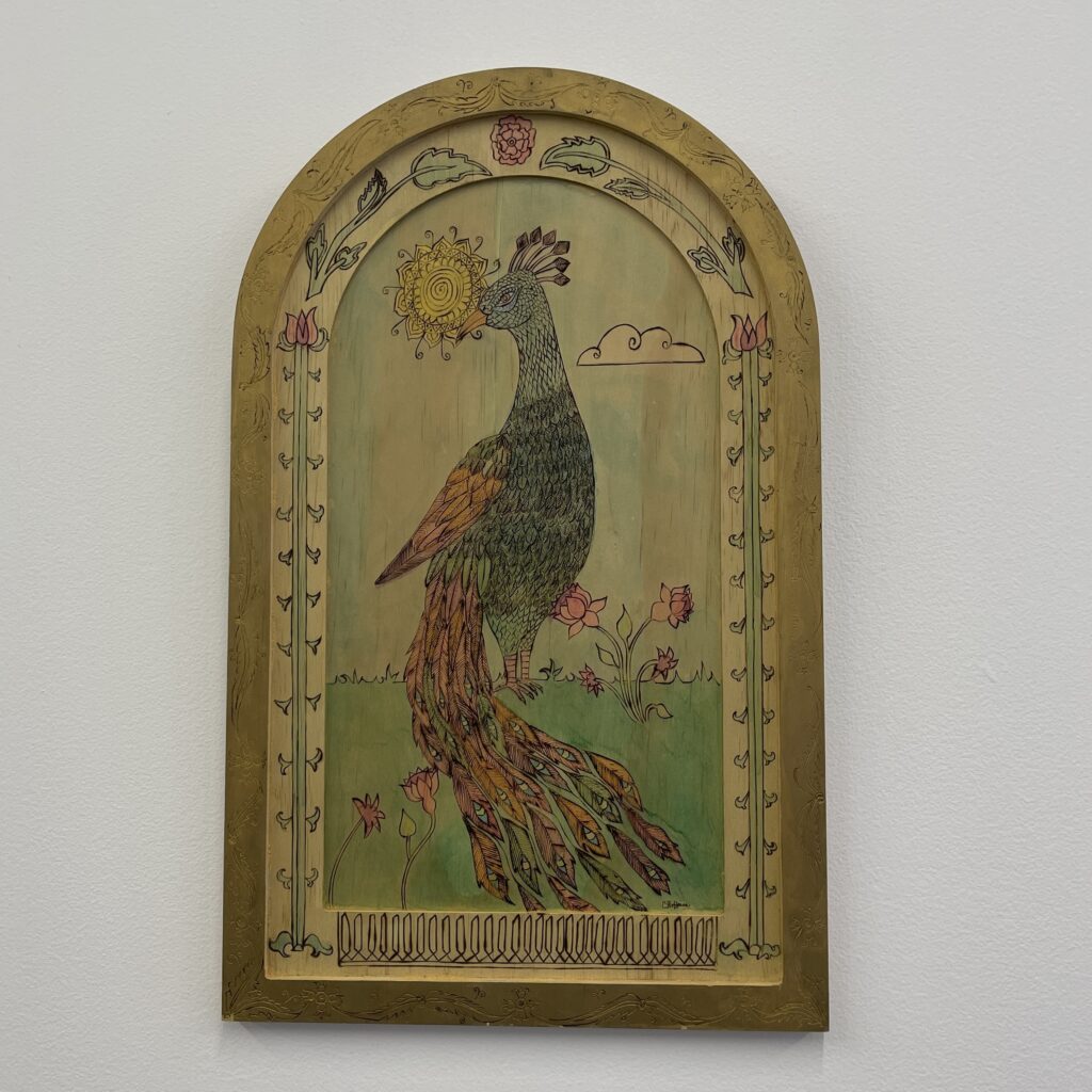 Strutting through the Garden of Paradise by Christine Hoffman