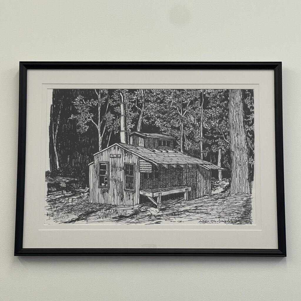 Sap House At Kidder Brook by Alan Shulman