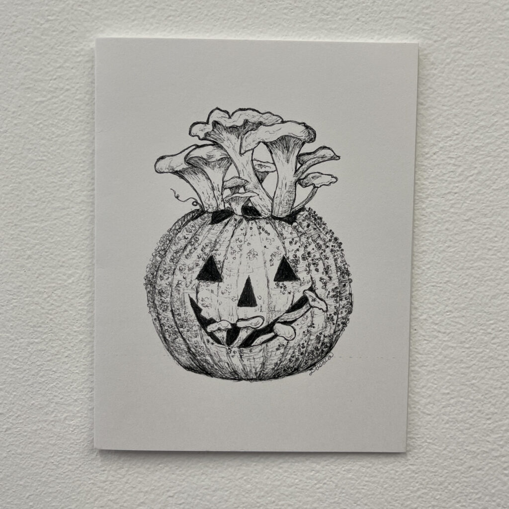 Jack O’ Lantern Notecard by Fascia