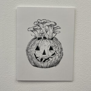 Jack O’ Lantern Notecard by Fascia