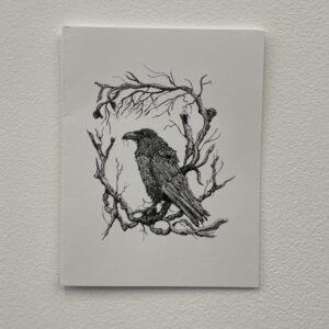 The Raven's Message Notecard by Fascia